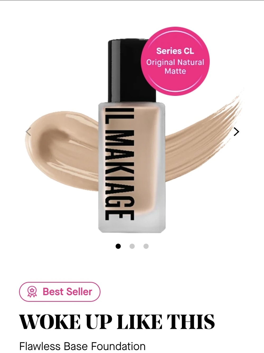 IL MAKIAGE Foundation - CL Series Natural Matte SHADE 20
